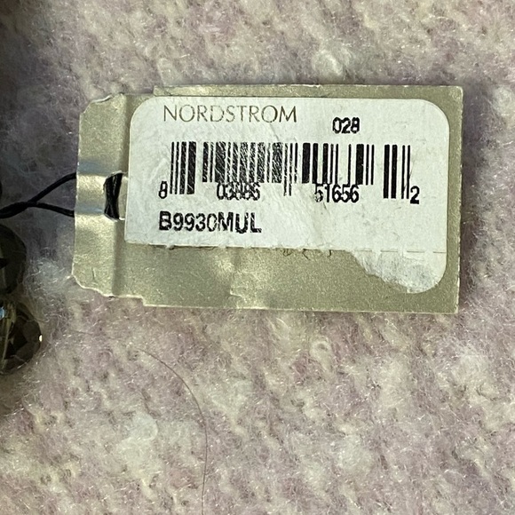 NORDSTROM Rhinestone Flower Multi Strand Beaded Stretch Bracelet, One Size - Picture 2 of 11